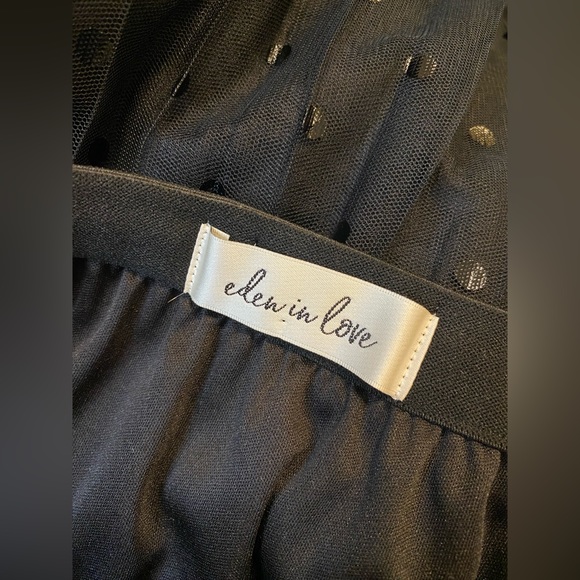 EDEN IN LOVE Polk A Dot Tulle Skirt Size M/L - Picture 4 of 5